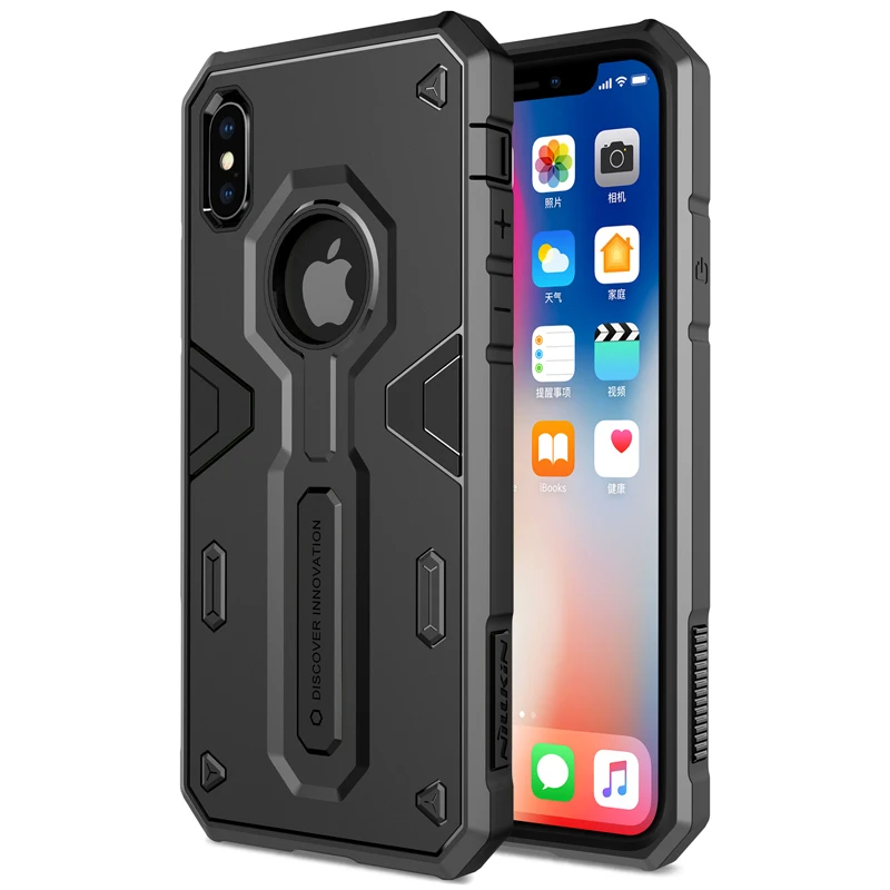 Nillkin brand phone cases for iPhone X Defender 2 Neo Hybrid Tough Armor Slim Cases for iPhone X Phone Back Covers PC Phone Bag
Nillkin brand phone cases for iPhone X Defender 2 Neo Hybrid Tough Armor Slim Cases for iPhone X Phone Back Covers PC Phone Bag