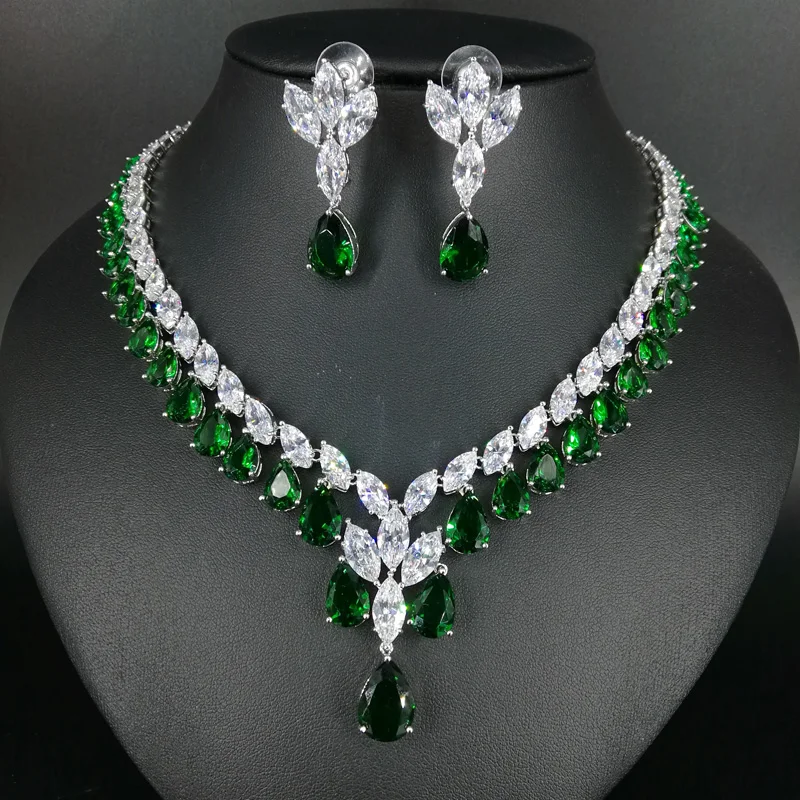 2019 new fashion retro green little water drop zircon necklace earringset,wedding bride dinner party dress jewelry free shipping
2019 new fashion retro green little water drop zircon necklace earringset,wedding bride dinner party dress jewelry free shipping