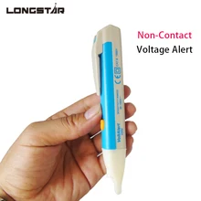 LONGSTAR Socket Muur Non Contact AC90 ~ 1000 V Stopcontact Voltage Detector Sensor Tester Alert Pen Led Voltage Alert Pen(China)