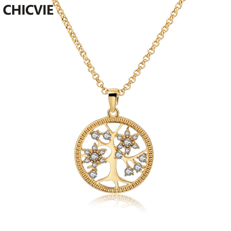 18K Gold Necklaces & Pendants With Crystal Tree imitation Diamond Necklaces for Women Jewelry Vintage Accessories SNE160107105
18K Gold Necklaces & Pendants With Crystal Tree imitation Diamond Necklaces for Women Jewelry Vintage Accessories SNE160107105
