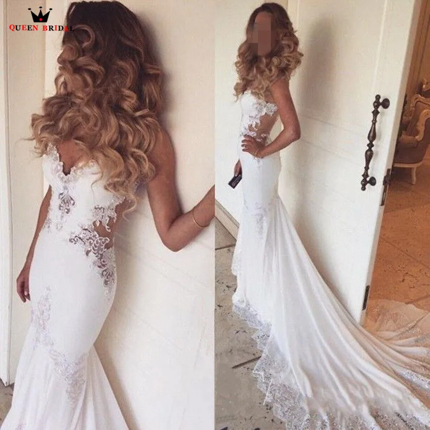 Mermaid Sweetheart Open Back Crsytal Beaded Luxury Sexy Long Wedding Dresses 2018 New Fashion Wedding Gowns Custom Made YB28
Mermaid Sweetheart Open Back Crsytal Beaded Luxury Sexy Long Wedding Dresses 2018 New Fashion Wedding Gowns Custom Made YB28