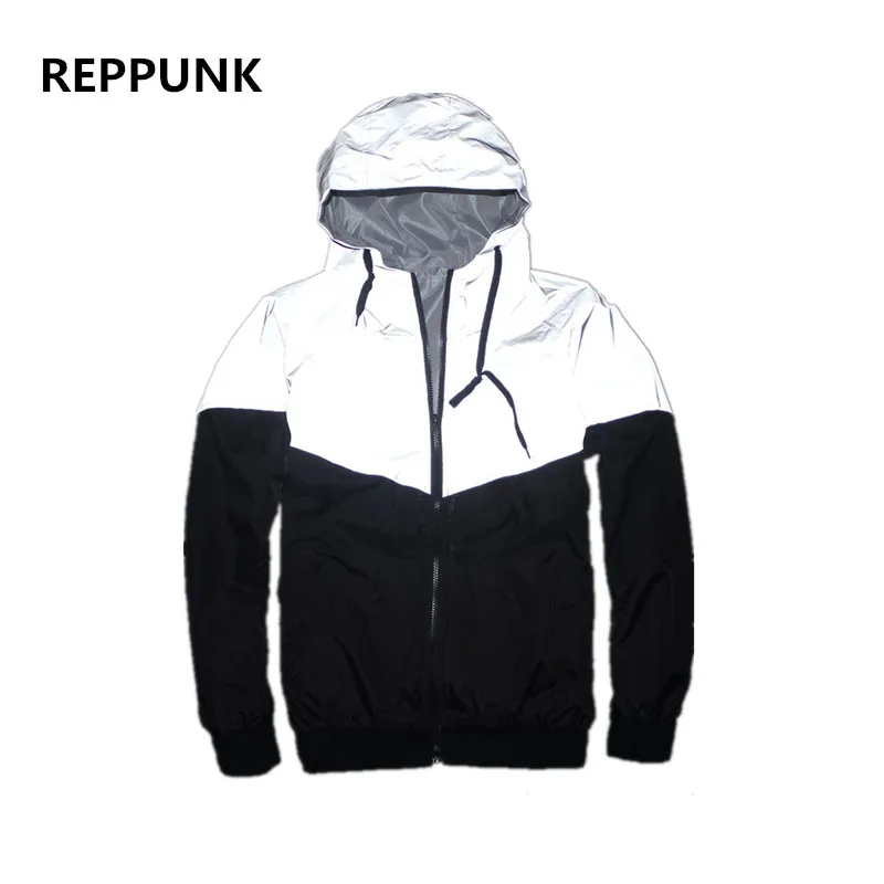 REPPUNK 2018 Style Men and Women Jacket Autumn Patchwork Reflective Jacket Hip Hop Waterproof Windbreaker Male Coat Trend Brand
REPPUNK 2018 Style Men and Women Jacket Autumn Patchwork Reflective Jacket Hip Hop Waterproof Windbreaker Male Coat Trend Brand