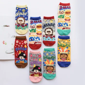 Lovely Cartoon Boat Invisible Happy Socks Hosiery Jacquard Weave Christmas Day Adult Shallow Mouth Colorful Woman Cotton Socks
Lovely Cartoon Boat Invisible Happy Socks Hosiery Jacquard Weave Christmas Day Adult Shallow Mouth Colorful Woman Cotton Socks