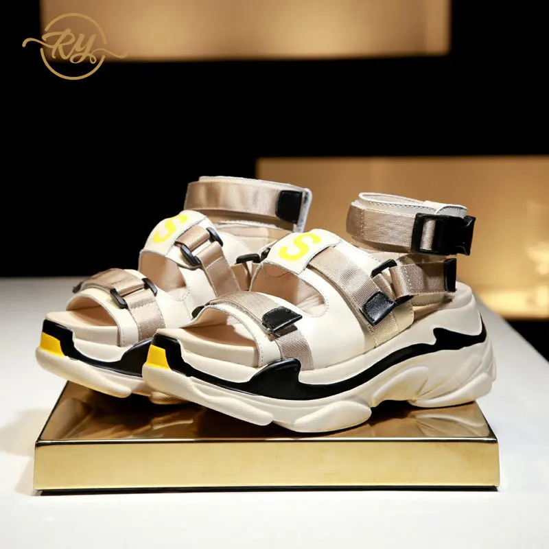 RY-RELAA women sandals Genuine Leather luxury shoes women designers shoes woman 2018 summer new high heel sandals Europe station 
RY-RELAA women sandals Genuine Leather luxury shoes women designers shoes woman 2018 summer new high heel sandals Europe station