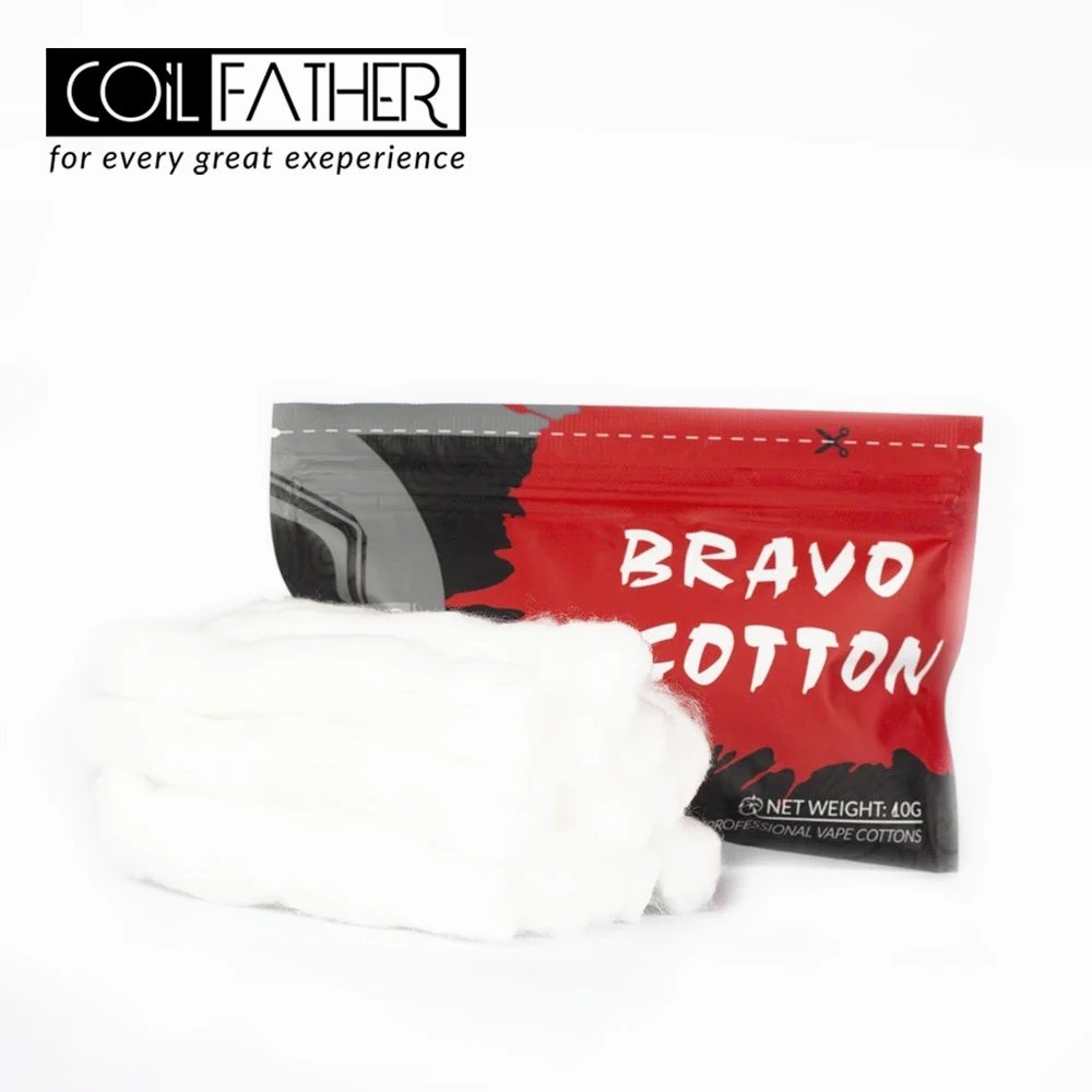 Coil Father Bravo Cotton Bacon for RDA RTA RDTA Atomizer Coil Wick Organic Cotton Electronic Cigarette Accessories for Vape
Coil Father Bravo Cotton Bacon for RDA RTA RDTA Atomizer Coil Wick Organic Cotton Electronic Cigarette Accessories for Vape