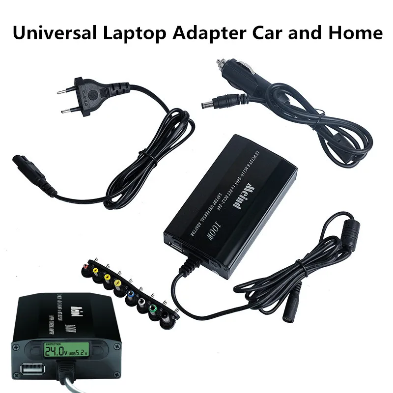 Universal AC/DC To DC Inverter Laptop Adapter Home Car Charger 12V 15V 16V 18V 19V 20V 22V 24V 100W LCD Notebook Power Adapter
Universal AC/DC To DC Inverter Laptop Adapter Home Car Charger 12V 15V 16V 18V 19V 20V 22V 24V 100W LCD Notebook Power Adapter