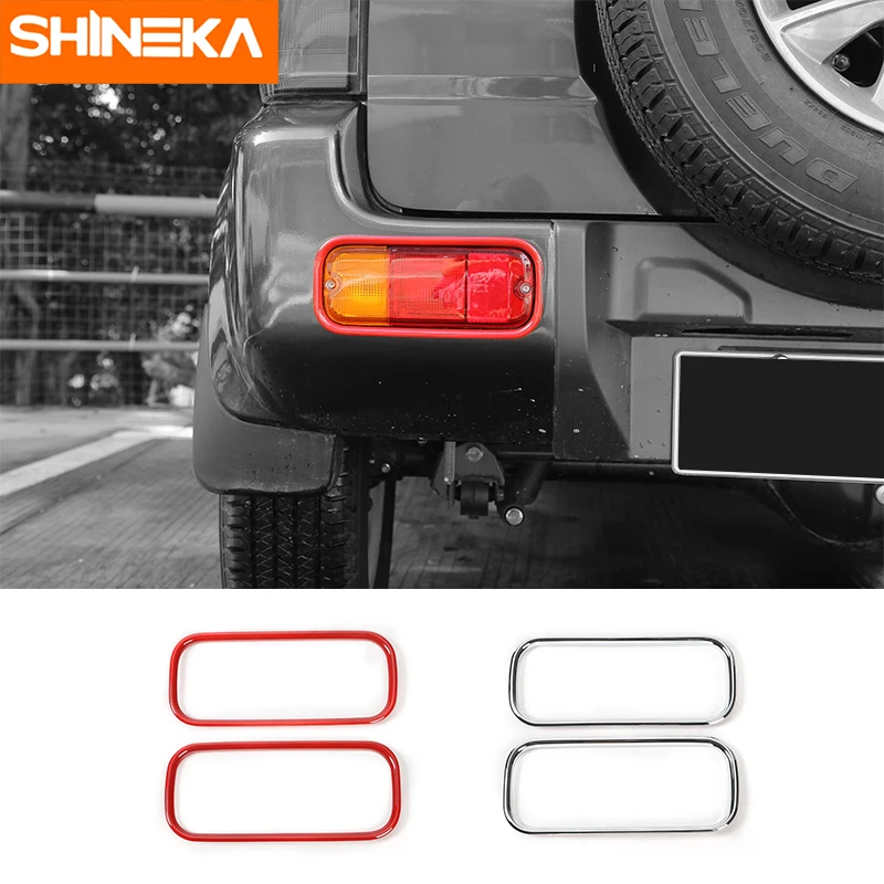 SHINEKA Car Styling Auto Rear Tail Fog Light Lamp Decorative Cover Trim Frame for Suziki Jimny 2007+ Car Accessories
SHINEKA Car Styling Auto Rear Tail Fog Light Lamp Decorative Cover Trim Frame for Suziki Jimny 2007+ Car Accessories