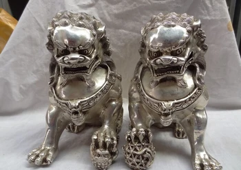 wholesale factory Chinese Silver Wealth Decoration Brass Foo Fu Dog Guardian Lion Ball Bronze Statue Pair
wholesale factory Chinese Silver Wealth Decoration Brass Foo Fu Dog Guardian Lion Ball Bronze Statue Pair
