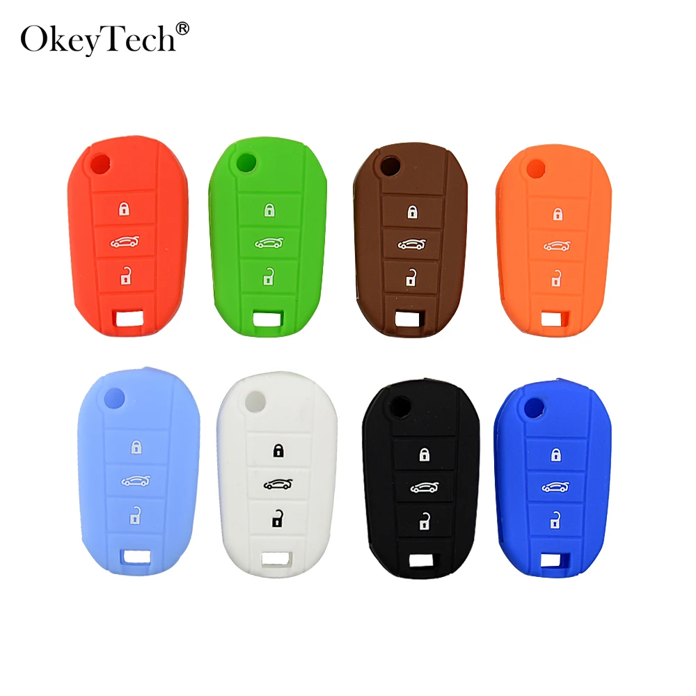 OkeyTech 3 Button Silicone Remote Car Key Case Cover For Peugeot 307 206 308 407 Auto Fob Protector Accessories Decoration
OkeyTech 3 Button Silicone Remote Car Key Case Cover For Peugeot 307 206 308 407 Auto Fob Protector Accessories Decoration