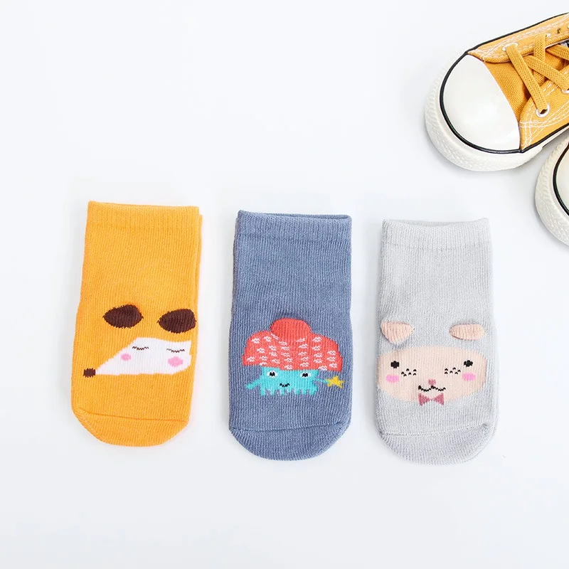 Newborn Cotton Infant Anti-slip socks 3 pairs Baby socks Autumn floor socks Boys Girls Cute Cartoon Animal Baby Toddler Socks
Newborn Cotton Infant Anti-slip socks 3 pairs Baby socks Autumn floor socks Boys Girls Cute Cartoon Animal Baby Toddler Socks