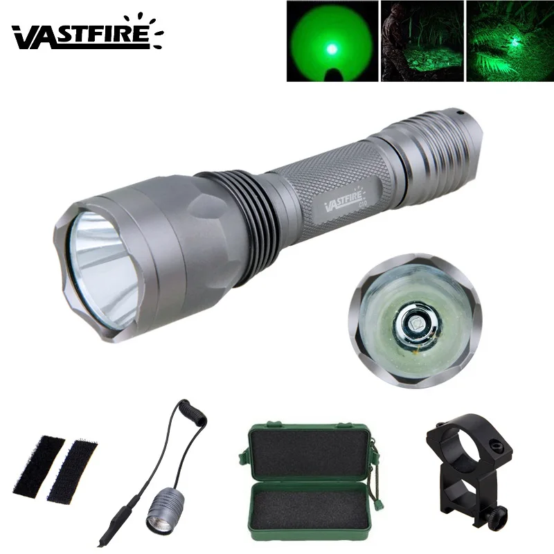 C10 Green LED Light Tactical Flashlight Zoomable Spot Flood Light Torch Hunting Lamp with Pressure Switch
C10 Green LED Light Tactical Flashlight Zoomable Spot Flood Light Torch Hunting Lamp with Pressure Switch