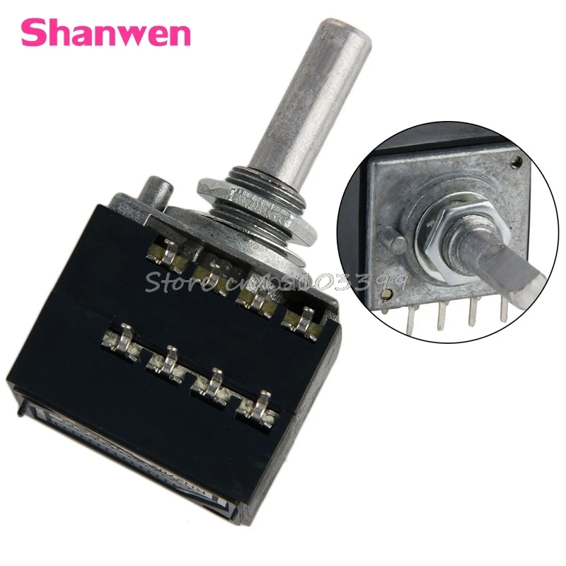 Potentiometer RH2702 8 Pin Serrated Split Shaft 6MM Precision 27-type A50K 50K Drop shipping M12 dropship
Potentiometer RH2702 8 Pin Serrated Split Shaft 6MM Precision 27-type A50K 50K Drop shipping M12 dropship