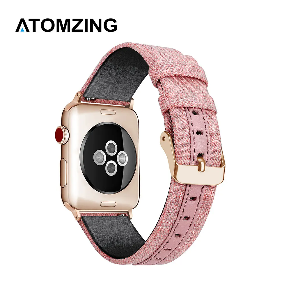 ATOMZING Color leather band for apple watch series 4 3/2/1 Genuine leather Sports Strap for iWatch 38mm 42mm
ATOMZING Color leather band for apple watch series 4 3/2/1 Genuine leather Sports Strap for iWatch 38mm 42mm