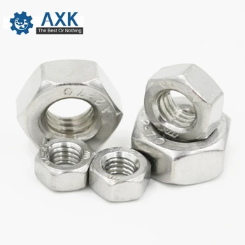 Hex Nut Stainless Steel 100pcs/lot M1 M1.2 M1.4 M1.6 M2 M2.5 M3 M3.5 M4 M5 M6 Hexagon Nuts Stainlness Din934 Metric Thread 
Hex Nut Stainless Steel 100pcs/lot M1 M1.2 M1.4 M1.6 M2 M2.5 M3 M3.5 M4 M5 M6 Hexagon Nuts Stainlness Din934 Metric Thread
