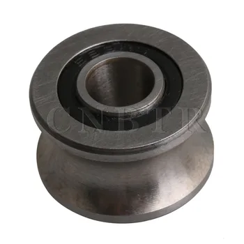 CNBTR 22.5x13.5mm Silver 440C Stainless Steel Ball Bearing U Shape Groove 8mm ID Pulley for Door Wire Wheel Track
CNBTR 22.5x13.5mm Silver 440C Stainless Steel Ball Bearing U Shape Groove 8mm ID Pulley for Door Wire Wheel Track
