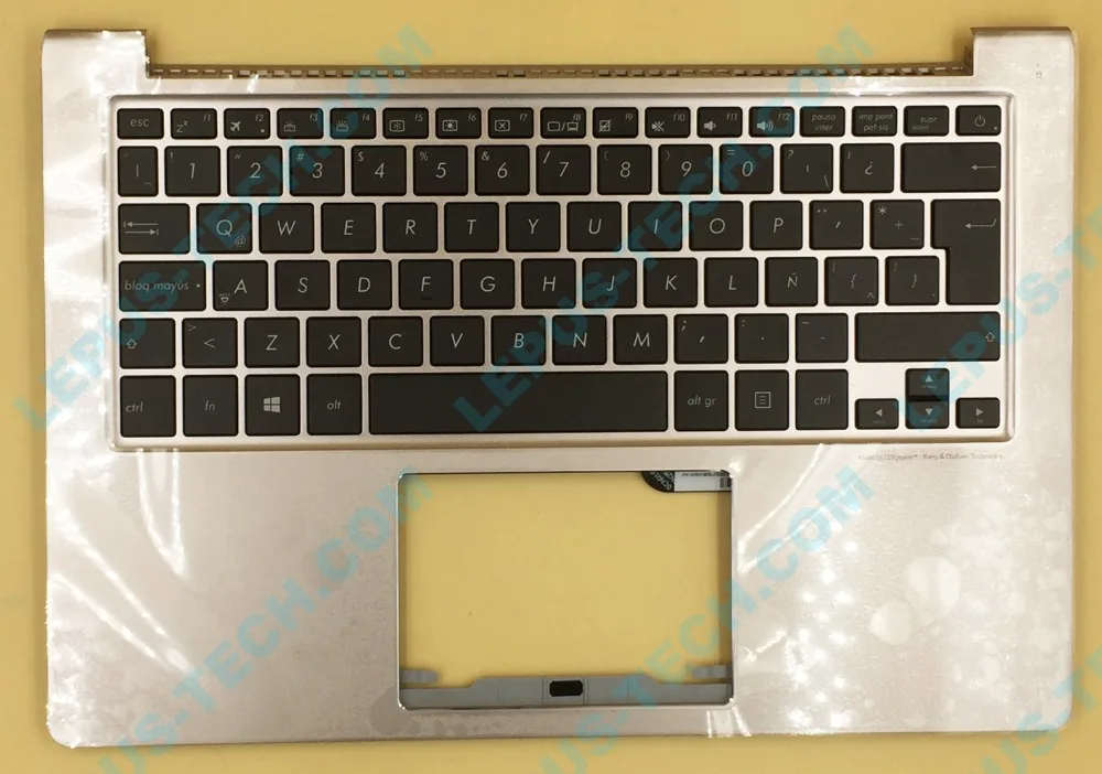 SP LA layout for Asus UX303 UX303LA backlit keyboard with palmrest top case backlight
SP LA layout for Asus UX303 UX303LA backlit keyboard with palmrest top case backlight