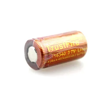 TrustFire IMR 16340 3.7V 650mAh Li-ion High Drain Rechargeable Battery (1 pcs)
TrustFire IMR 16340 3.7V 650mAh Li-ion High Drain Rechargeable Battery (1 pcs)