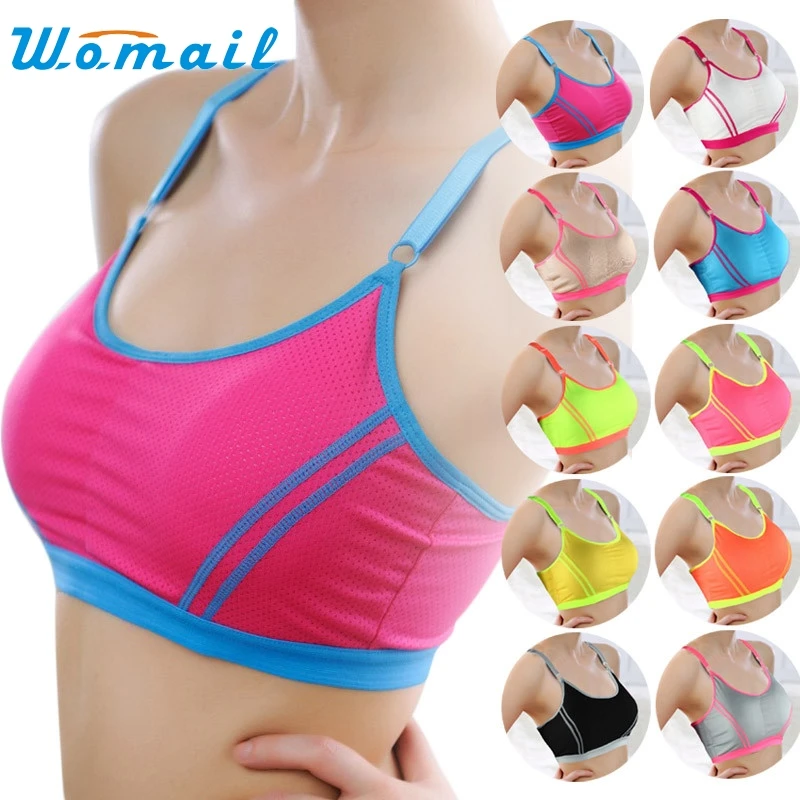Women Padded Sport Bra Fitness Underwear Push Up Yoga Running Tops Girl Athletic Gym Adjustable Strap Bras Stretch Vest DEC29ZYP
Women Padded Sport Bra Fitness Underwear Push Up Yoga Running Tops Girl Athletic Gym Adjustable Strap Bras Stretch Vest DEC29ZYP
