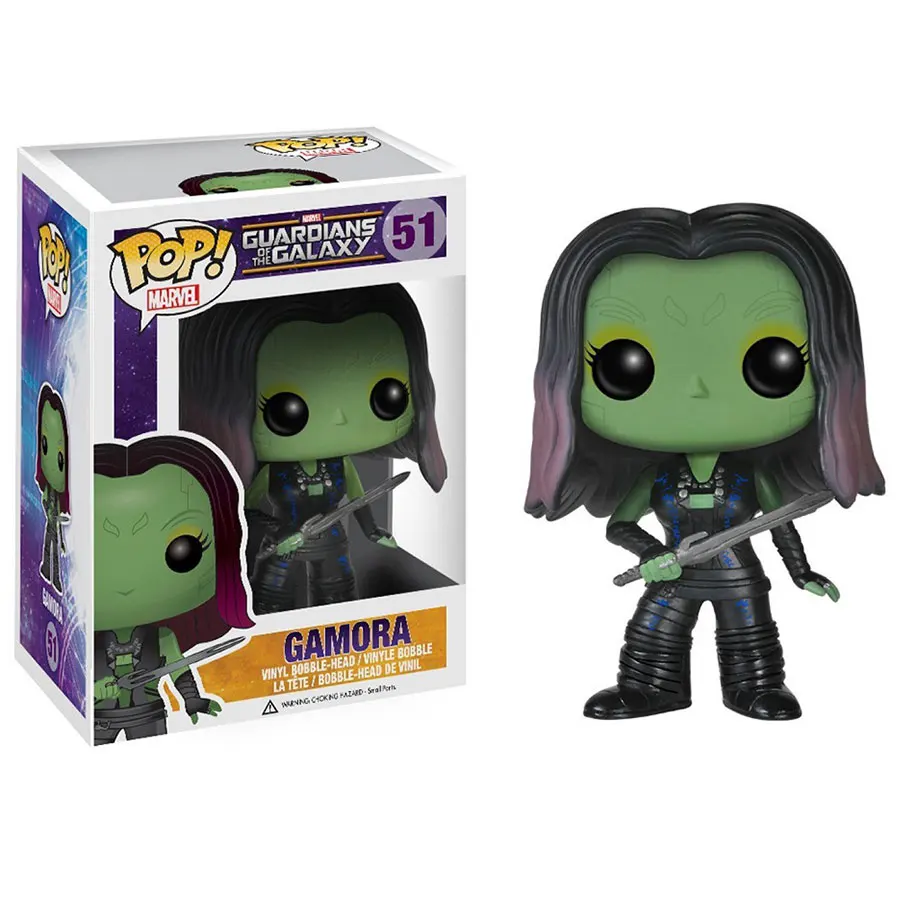 FUNKO POP Guardians of the Galaxy 2 - Gamora PVC Action Figure Q version Doll Collectible Model Toy with Original box
FUNKO POP Guardians of the Galaxy 2 - Gamora PVC Action Figure Q version Doll Collectible Model Toy with Original box