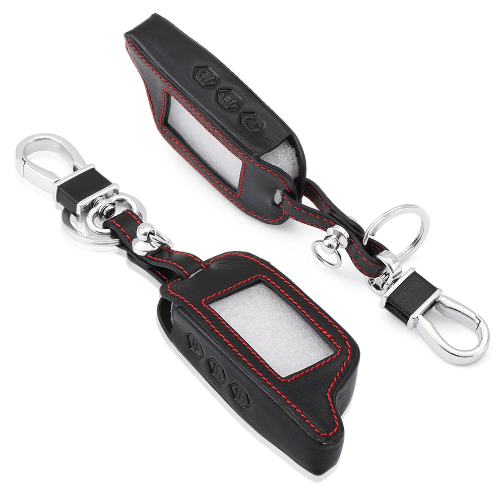 VCiiC 3 Buttons Leather Car-Styling Key Cover Case For Starline B9 B6 A91 A61 Twage Two Way Car Alarm System keychain
VCiiC 3 Buttons Leather Car-Styling Key Cover Case For Starline B9 B6 A91 A61 Twage Two Way Car Alarm System keychain