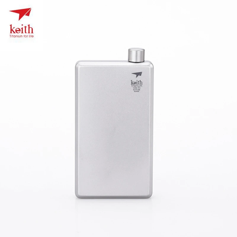 Ti9306 120ml Keith Titanium Flagon Luxury Hip Flask Wine Bottle for Drinker Portable Outdoor Backpack Water Bottle Cup Silver
Ti9306 120ml Keith Titanium Flagon Luxury Hip Flask Wine Bottle for Drinker Portable Outdoor Backpack Water Bottle Cup Silver
