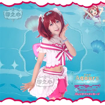 love live cosplay sunshine Aqours Ruby Kurosawa cosplay costume Halloween dress party dress Free Shipping custom made summer
love live cosplay sunshine Aqours Ruby Kurosawa cosplay costume Halloween dress party dress Free Shipping custom made summer