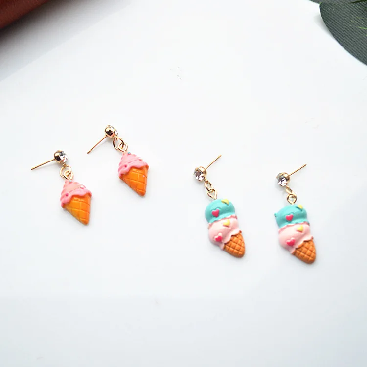 Fashion Korean acrylic Cute Sweet food Ice cream drop earrings summer cartoon Lovely Earring jewelry funny party gift for woman
Fashion Korean acrylic Cute Sweet food Ice cream drop earrings summer cartoon Lovely Earring jewelry funny party gift for woman