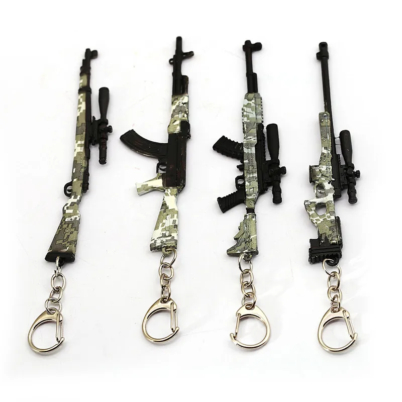 New Playerunknown's Battlegrounds Keychain PUBG 12cm Gun Model Key Chain Ring Holder Portachiavi Porte Clef Men Jewelry Souvenir
New Playerunknown's Battlegrounds Keychain PUBG 12cm Gun Model Key Chain Ring Holder Portachiavi Porte Clef Men Jewelry Souvenir