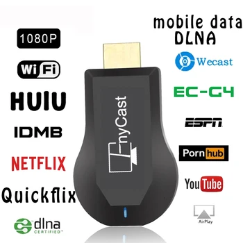 Wecast Wireless Display Dongle Android Mirroring Netflix Mobile Data Casting Youtube Video Steaming for MAC/IOS/Android/MAC
Wecast Wireless Display Dongle Android Mirroring Netflix Mobile Data Casting Youtube Video Steaming for MAC/IOS/Android/MAC
