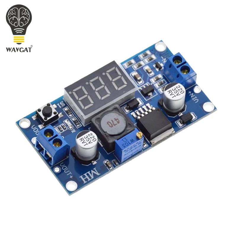 Free Shipping LM2596 BUCK 3A DC-DC Voltage Adjustable Step-Down Power Module + Blue LED Voltmeter WAVGAT
Free Shipping LM2596 BUCK 3A DC-DC Voltage Adjustable Step-Down Power Module + Blue LED Voltmeter WAVGAT