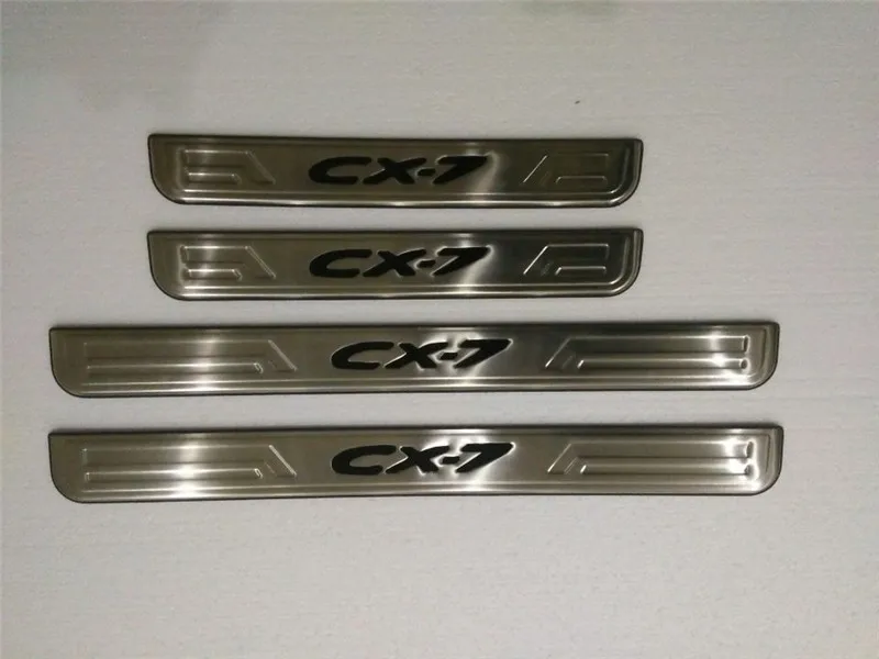 Car-covers Stainless Steel Scuff Plate/door Sill Car door cover outside door sill plate For Mazda CX-7 CX7 2007-2015 Car Styling 
Car-covers Stainless Steel Scuff Plate/door Sill Car door cover outside door sill plate For Mazda CX-7 CX7 2007-2015 Car Styling