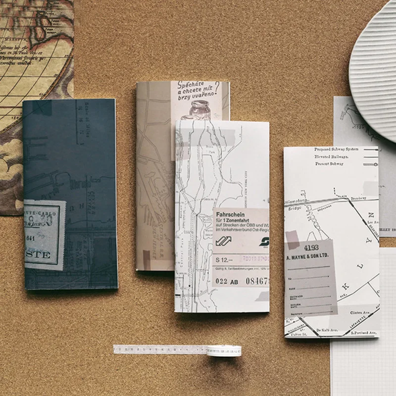 1PCS Notebook Filled Paper Monthly Weekly Hand Book Planner Planner Blank Squares Retro Map Series Diary Refill Core Vintage
1PCS Notebook Filled Paper Monthly Weekly Hand Book Planner Planner Blank Squares Retro Map Series Diary Refill Core Vintage