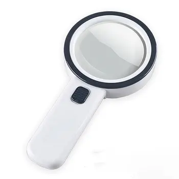 Portable Handheld Magnifiers 30X Optical Glass Magnifying Tool With LED Light Lamp for Reading and Identification
Portable Handheld Magnifiers 30X Optical Glass Magnifying Tool With LED Light Lamp for Reading and Identification