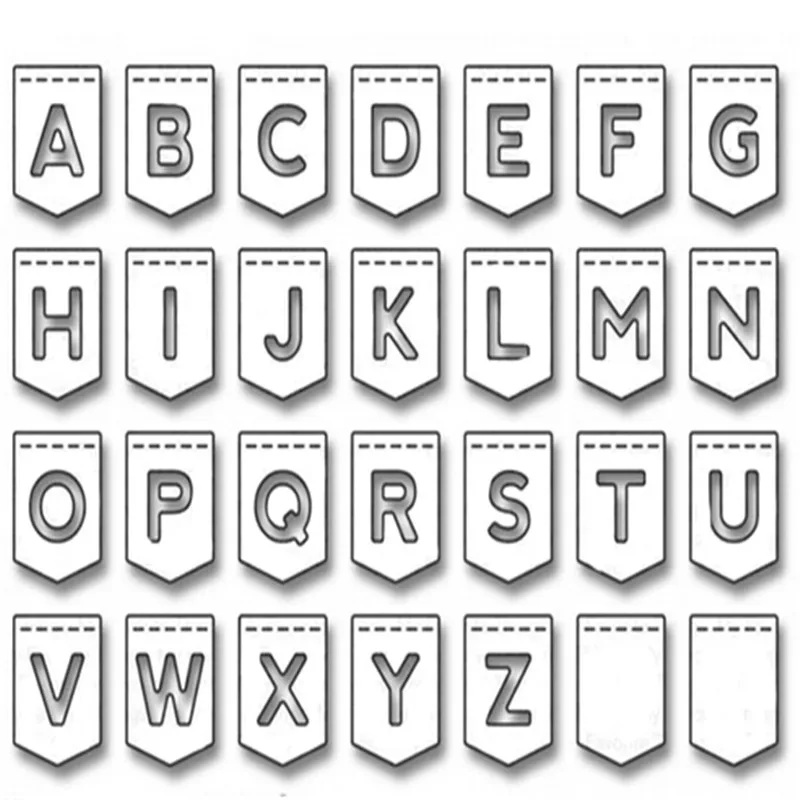 Letter Metal Cutting Dies English Alphabet Frame Stencil for DIY Scrapbooking Paper Cards making Decor Crafts Embossing Dies
Letter Metal Cutting Dies English Alphabet Frame Stencil for DIY Scrapbooking Paper Cards making Decor Crafts Embossing Dies