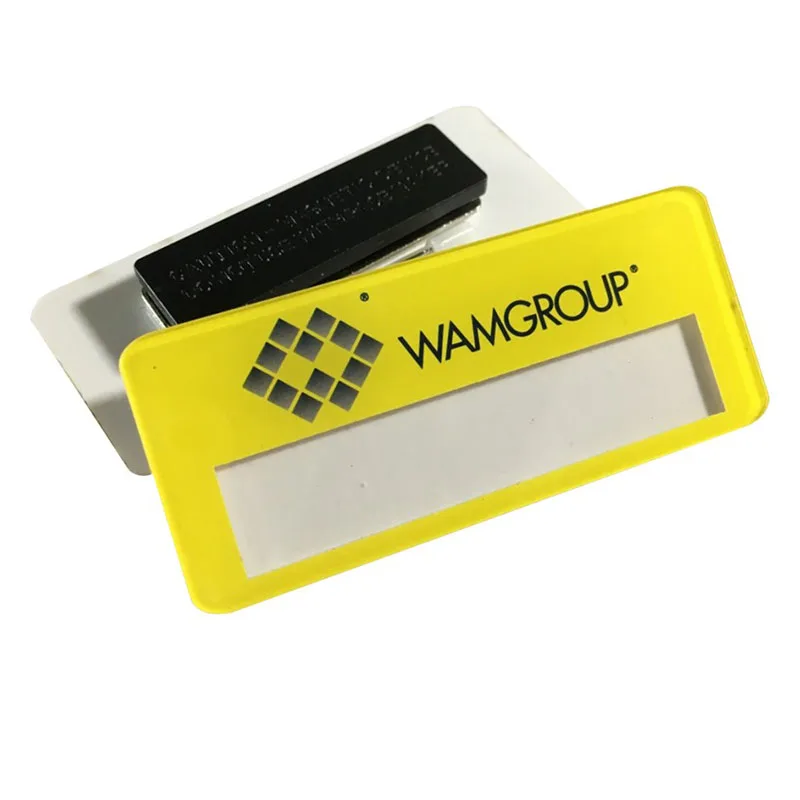 custom magnet acrylic name id badge with window staff personalized name tag holder with 70*28mm nameplate
custom magnet acrylic name id badge with window staff personalized name tag holder with 70*28mm nameplate