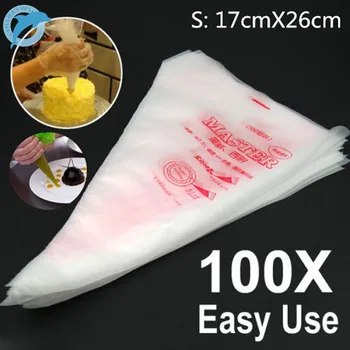 LINSBAYWU 100 PCS Small Size Disposable Piping Bag Icing Fondant Cake Cream Decorating Pastry Tip Tool
LINSBAYWU 100 PCS Small Size Disposable Piping Bag Icing Fondant Cake Cream Decorating Pastry Tip Tool