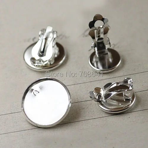 Blank Earrings Bases Settings with Round Curved Bezel pads Resin Cabochons Clip Earrings Crafts DIY Findings Silver Plated
Blank Earrings Bases Settings with Round Curved Bezel pads Resin Cabochons Clip Earrings Crafts DIY Findings Silver Plated
