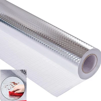 1 pc Aluminum Foil Paper Self-adhesive Heat Resisting Oil-proof Stickers Kitchen Supplies for Cabinet Sewer Wall Drawer
1 pc Aluminum Foil Paper Self-adhesive Heat Resisting Oil-proof Stickers Kitchen Supplies for Cabinet Sewer Wall Drawer
