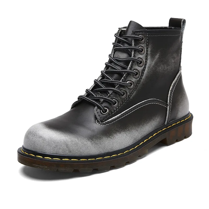 genuine leather men boots Ankle Boots Lace-Up Casual shoes Top Quality retro Cow fashion Vintage Motorcycle Boots
genuine leather men boots Ankle Boots Lace-Up Casual shoes Top Quality retro Cow fashion Vintage Motorcycle Boots
