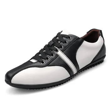 Handsome Men's Skateboarding Shoes Genuine Leather Lace Up Sneakers Low Upper Man Walking Flat Shoes Motorcycle Sport Shoes New
Handsome Men's Skateboarding Shoes Genuine Leather Lace Up Sneakers Low Upper Man Walking Flat Shoes Motorcycle Sport Shoes New