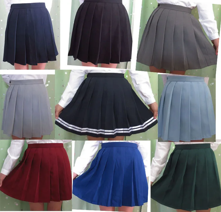 Fashion Woman Lady High Waist Japanese School Uniform Pleated Skirt S-XXL Multi Color Solid Cosplay JK Student Skirt
Fashion Woman Lady High Waist Japanese School Uniform Pleated Skirt S-XXL Multi Color Solid Cosplay JK Student Skirt