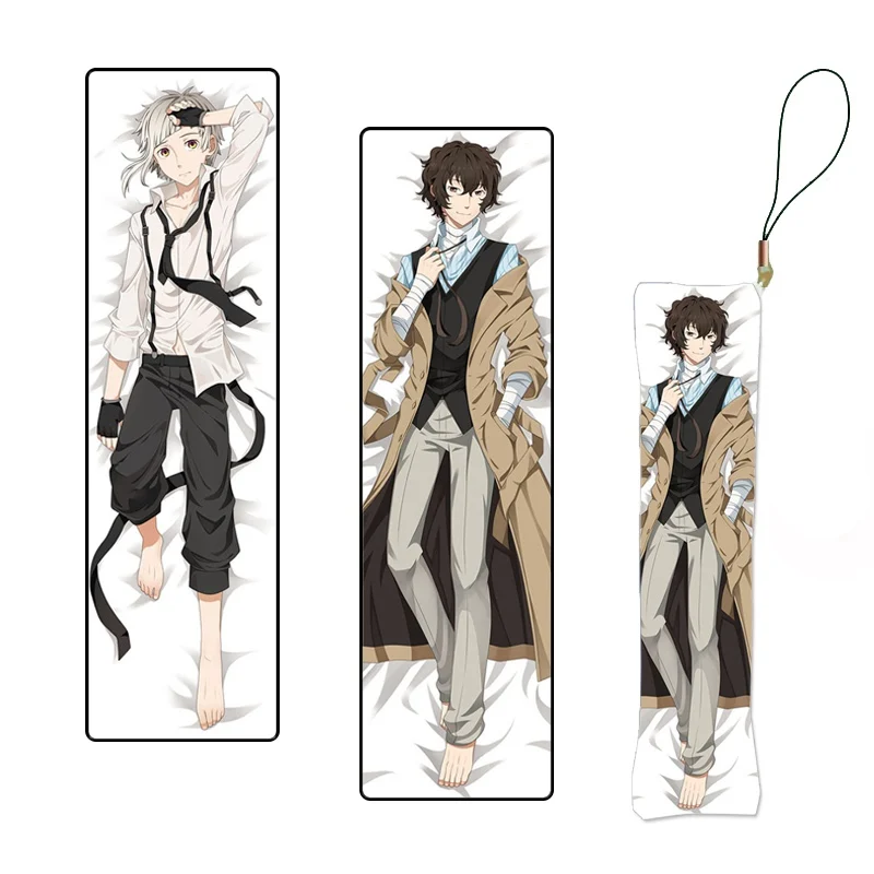 Bungo Stray Dogs Anime Keychain Figure Dazai Osamu Mini Dakimakura Pillow Pendants Custom Key Chain Phone Strap Wholesale Lots
Bungo Stray Dogs Anime Keychain Figure Dazai Osamu Mini Dakimakura Pillow Pendants Custom Key Chain Phone Strap Wholesale Lots