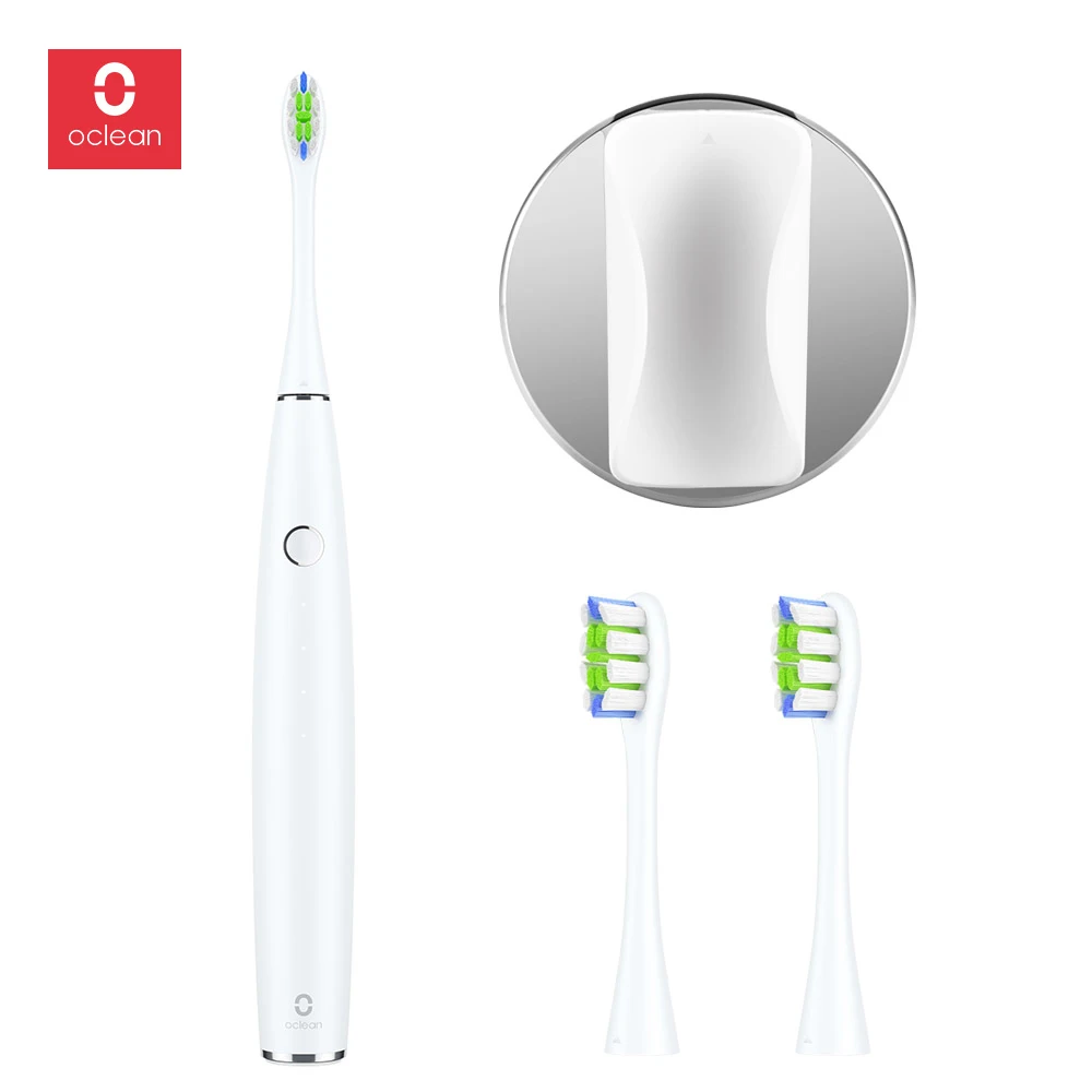 Электрическая зубная щетка Oclean One набор с 4 насадками + 1 настенный держатель