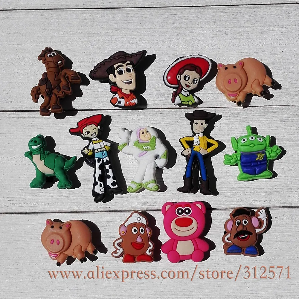 Hot sale cute charms 100pcs Toy Story shoe decoration/shoe charms/shoe accessories for jibz clog wristbands bracelets kids gift
Hot sale cute charms 100pcs Toy Story shoe decoration/shoe charms/shoe accessories for jibz clog wristbands bracelets kids gift