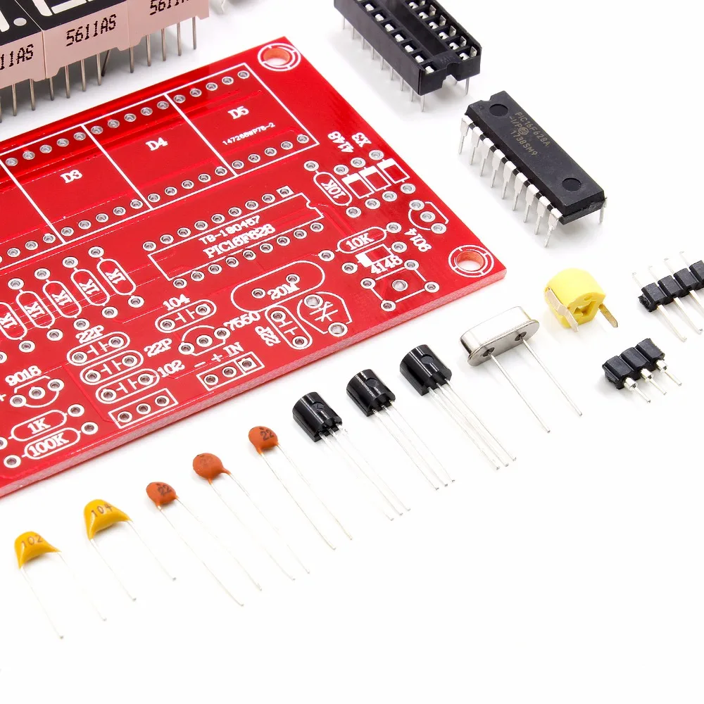 DIY наборы RF 1Hz 50MHz кристаллический осциллятор счетчик частоты цифровой