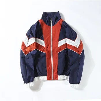 Vintage Multicolor Color Block Windbreaker Jackets Men 2018 Autumn Zip Up Jacket Hip Hop Casual Contrast Track Jackets
Vintage Multicolor Color Block Windbreaker Jackets Men 2018 Autumn Zip Up Jacket Hip Hop Casual Contrast Track Jackets