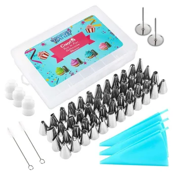 6 styles Russian Tulip Icing Piping Nozzles 58pcs Stainless Steel Flower Cream Pastry Tips Nozzles Bag Cupcake Decorating Tools
6 styles Russian Tulip Icing Piping Nozzles 58pcs Stainless Steel Flower Cream Pastry Tips Nozzles Bag Cupcake Decorating Tools