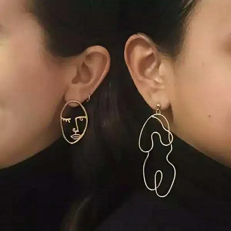 Timlee E165 Personality Abstract Hollow Facebook Human Body Rhinestone Studs Earrings Fashion Jewelry wholesale
Timlee E165 Personality Abstract Hollow Facebook Human Body Rhinestone Studs Earrings Fashion Jewelry wholesale