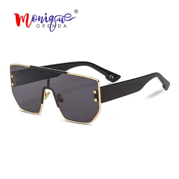 Vintage Oversized Sunglasses Women Retro Rivet Flat Top Frame Gradient Sun Glasses Men Eyewear Female Oculos One Piece Lens
Vintage Oversized Sunglasses Women Retro Rivet Flat Top Frame Gradient Sun Glasses Men Eyewear Female Oculos One Piece Lens