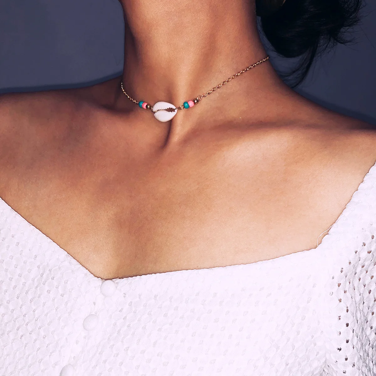 2019 Chic Boho Fashion Silver Gold Shape Shell Bead Pendant Necklace for Women Beach Chocker Conch Necklaces Jewelry collier
2019 Chic Boho Fashion Silver Gold Shape Shell Bead Pendant Necklace for Women Beach Chocker Conch Necklaces Jewelry collier